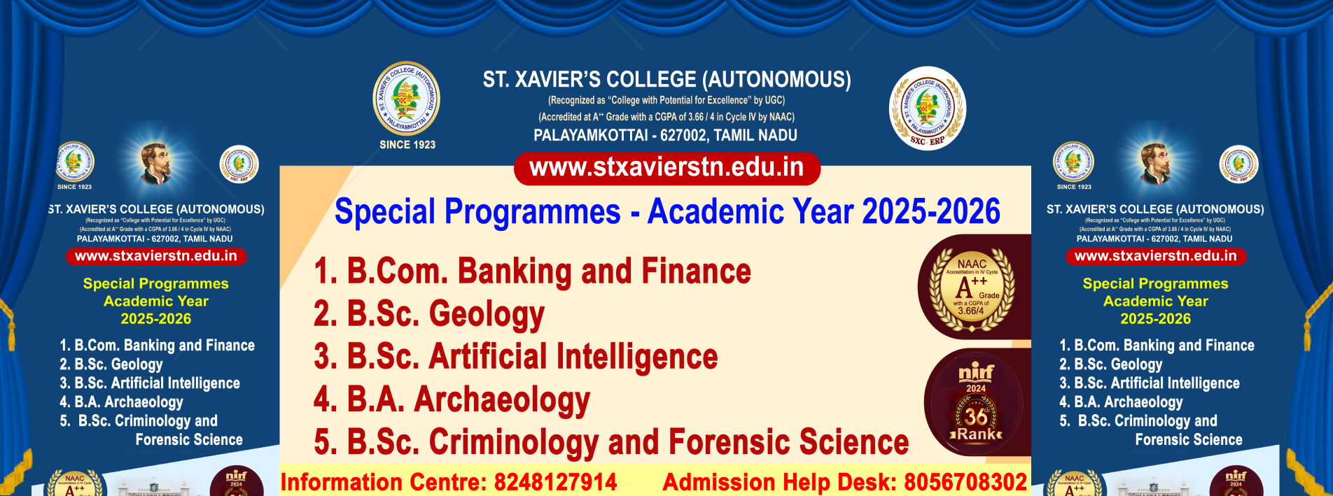 Admission Banner